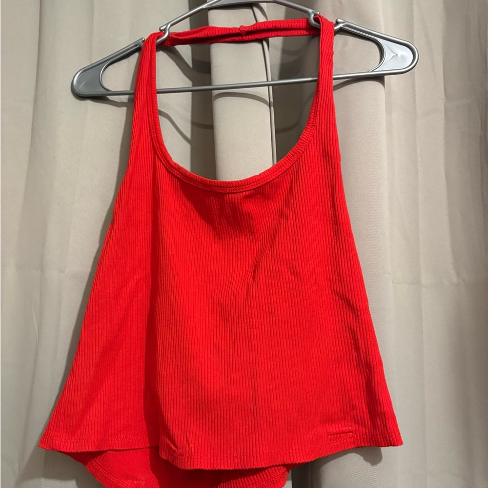 Wild Fable Vibrant Red Halter Tank Top